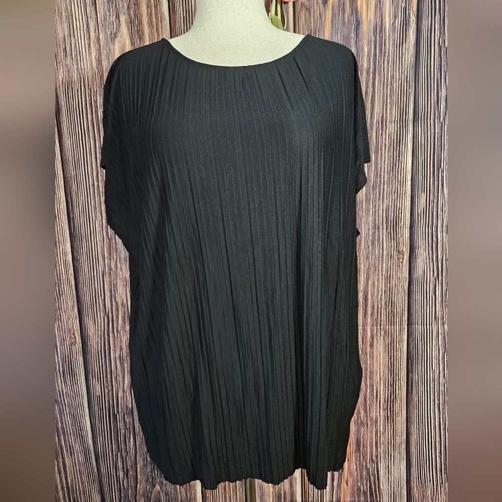 J Jill Pure Jill Plisse Cap Sleeve Top Plus Size 3X